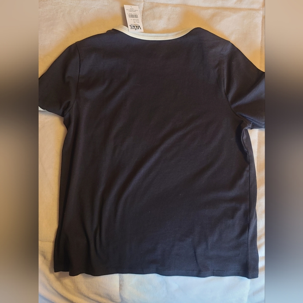 NWT VANS black Girls' shirt, size large - Picture 4 of 6
